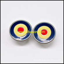 Brass Jeans Button with Three Colors Enamel